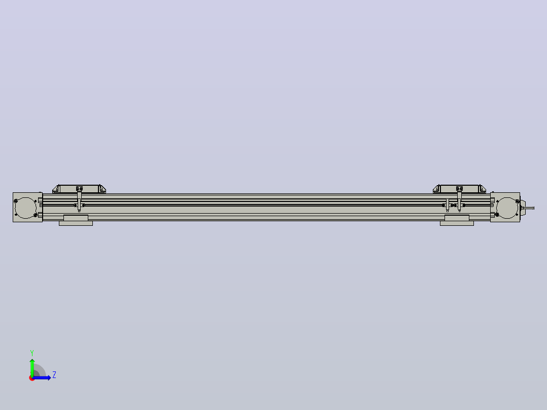 MKB65欧规皮带滑台[MKB65.L120.900.LT.P40.C3]左视图