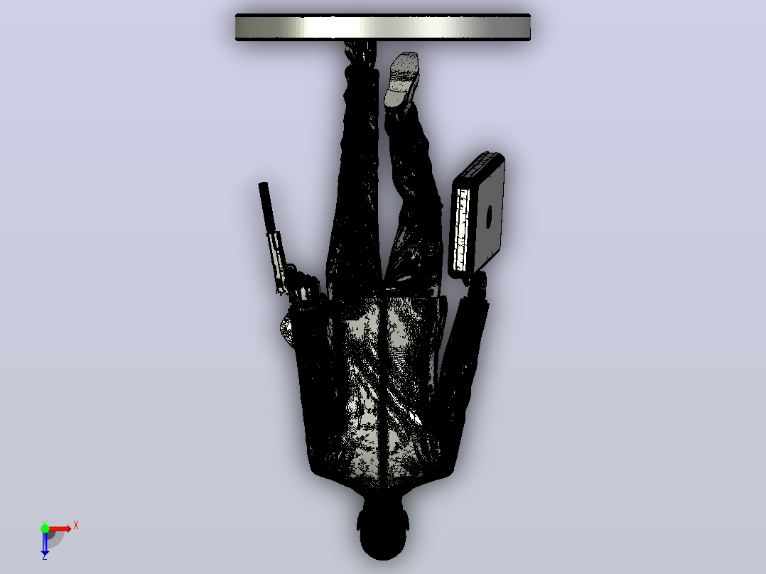 hitman_complete model(6 inch) 动漫人物游戏俯视图