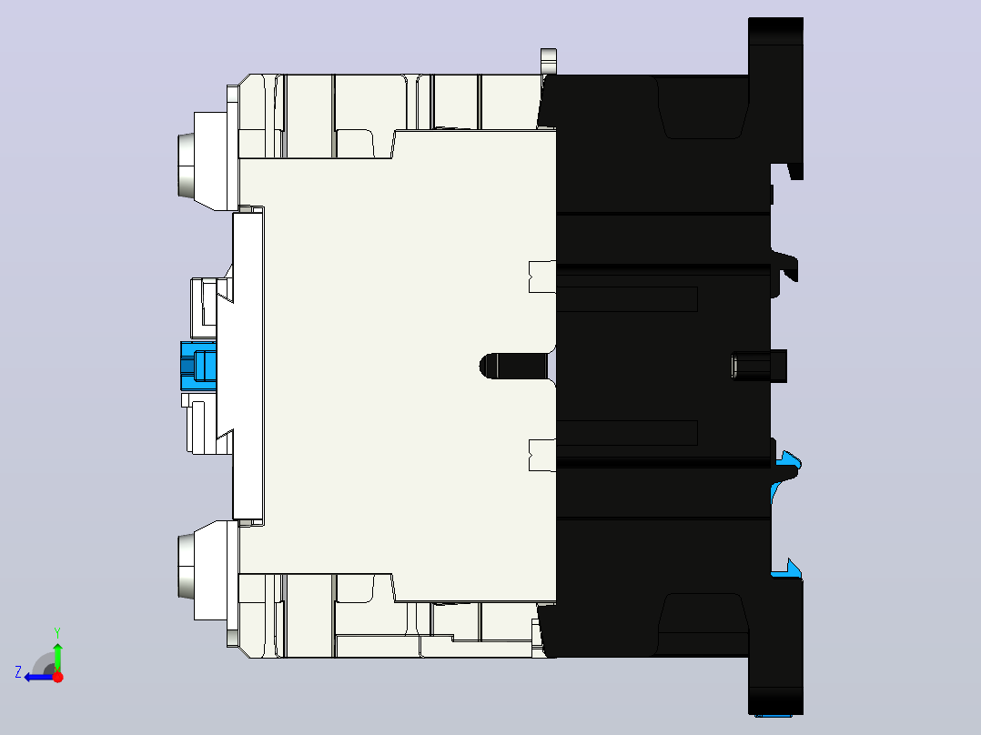 NC1-4011~6511交流接触器三维模型202409右视图