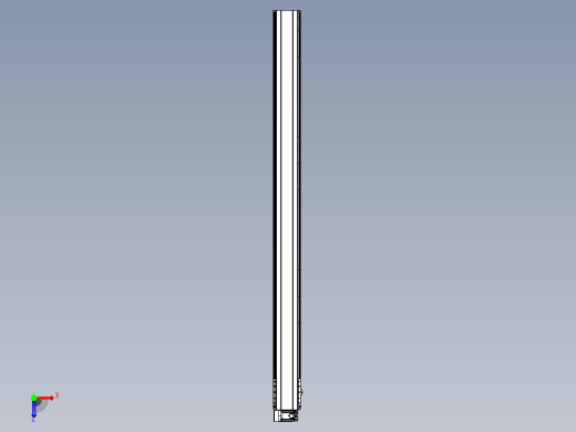 皮带直线轴半封闭可选导轨TPA-HNB-202D-140-L2650-LU-Y-P75-N3俯视缩略图