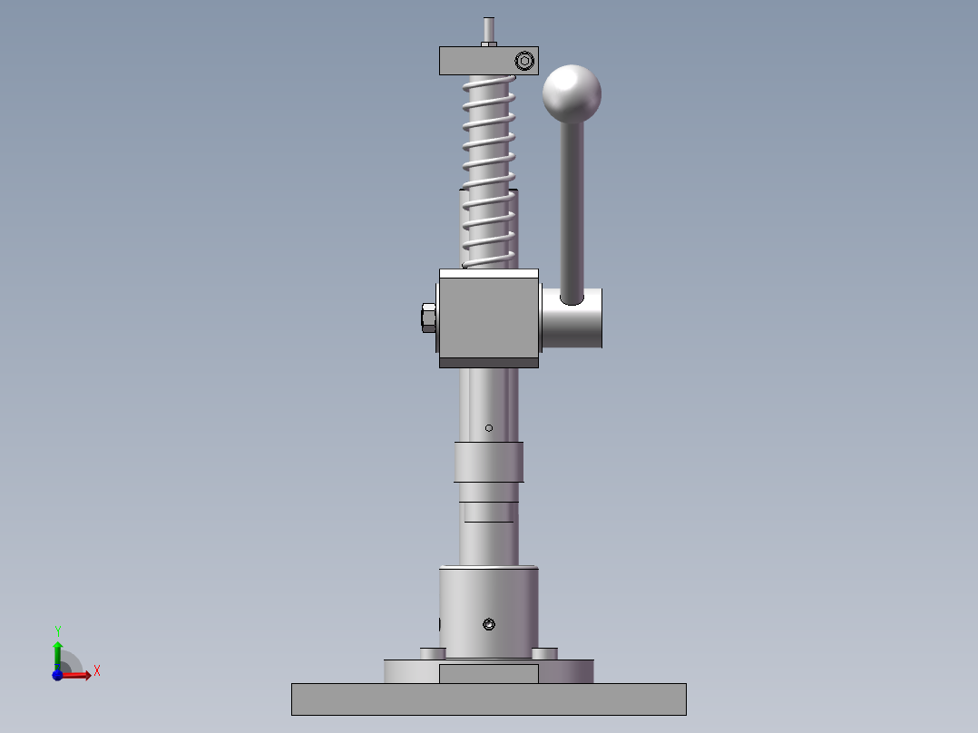 压装夹具前视图