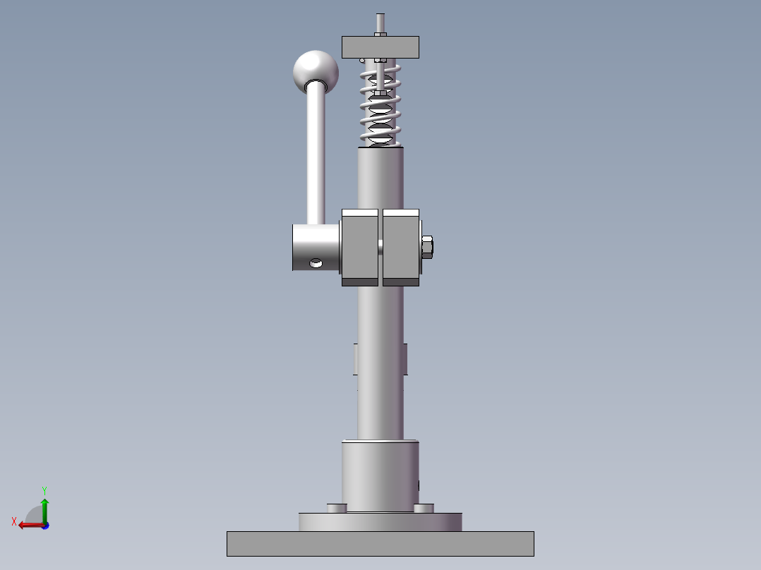 压装夹具后视图