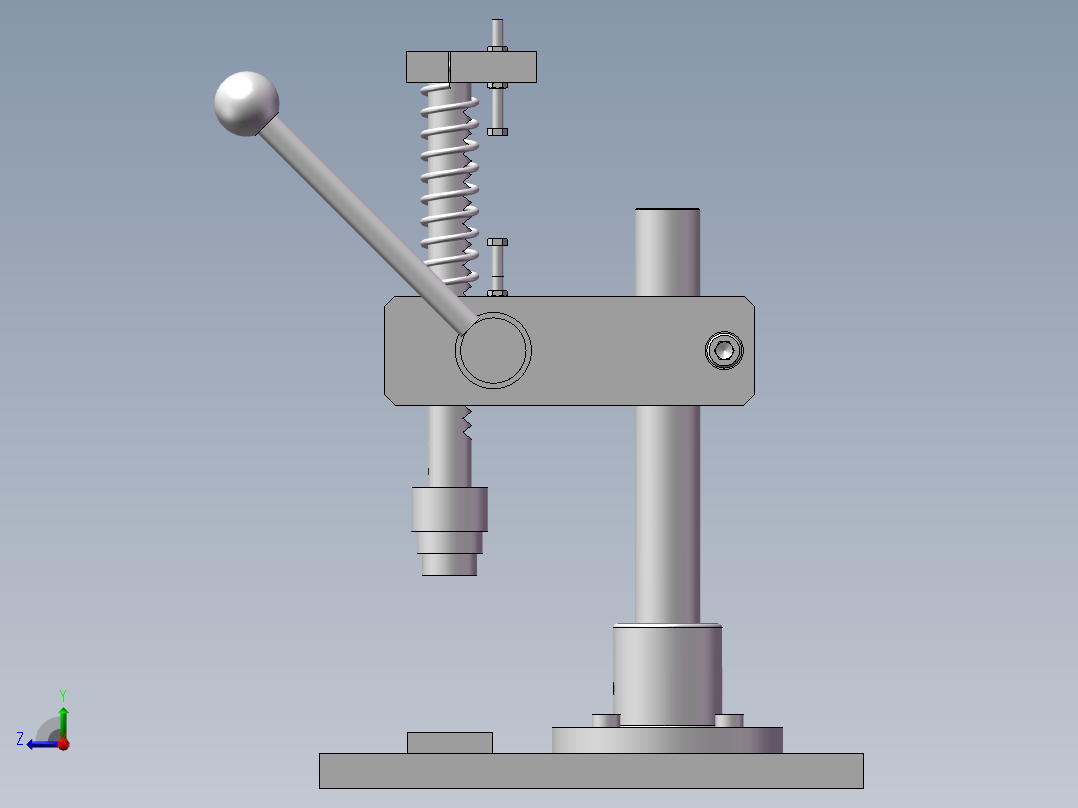 压装夹具右视图