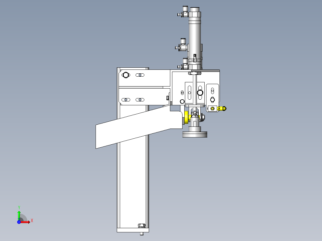 罐塞取出装置前视图