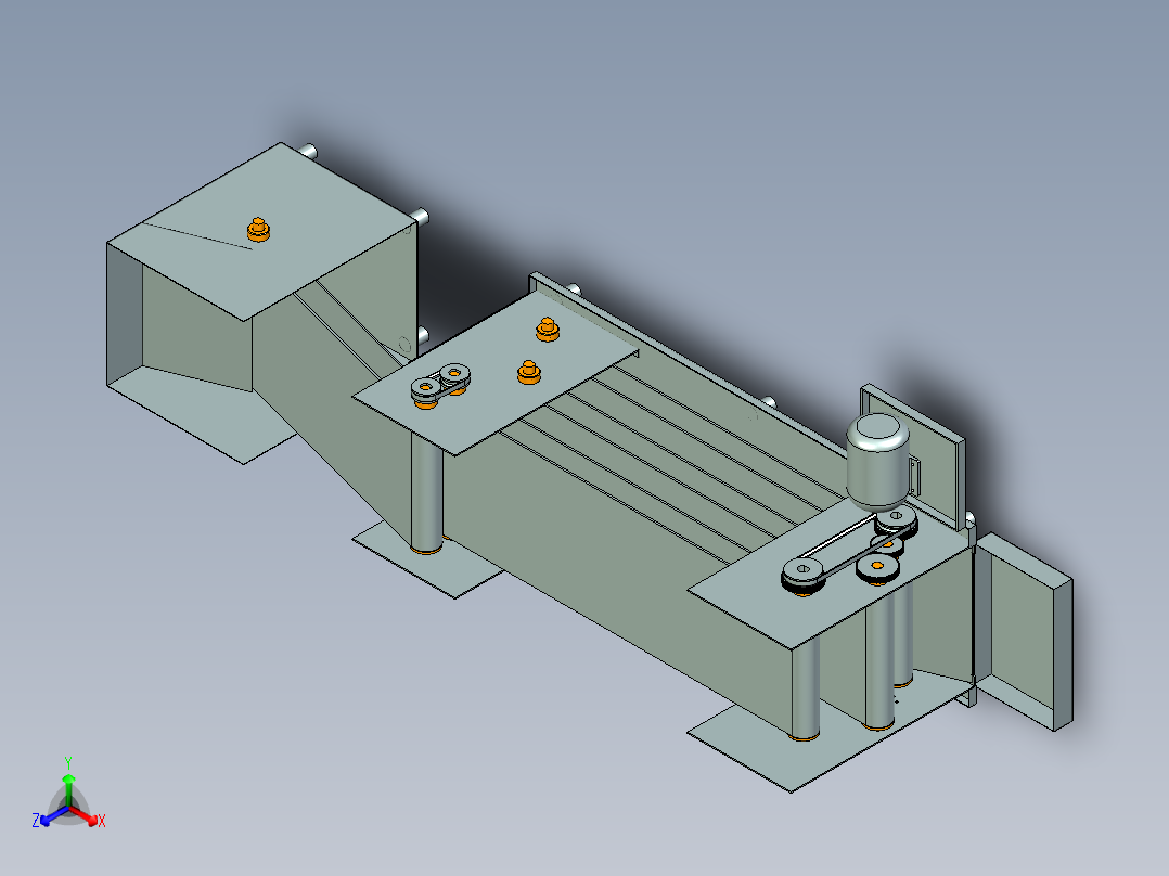 并联结构机床主视图
