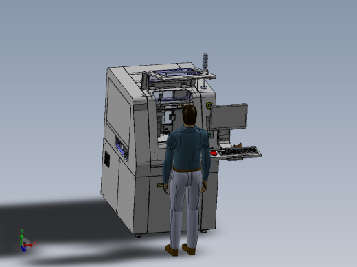 自动喷码机图纸流水线喷码机图纸喷码机3D图纸