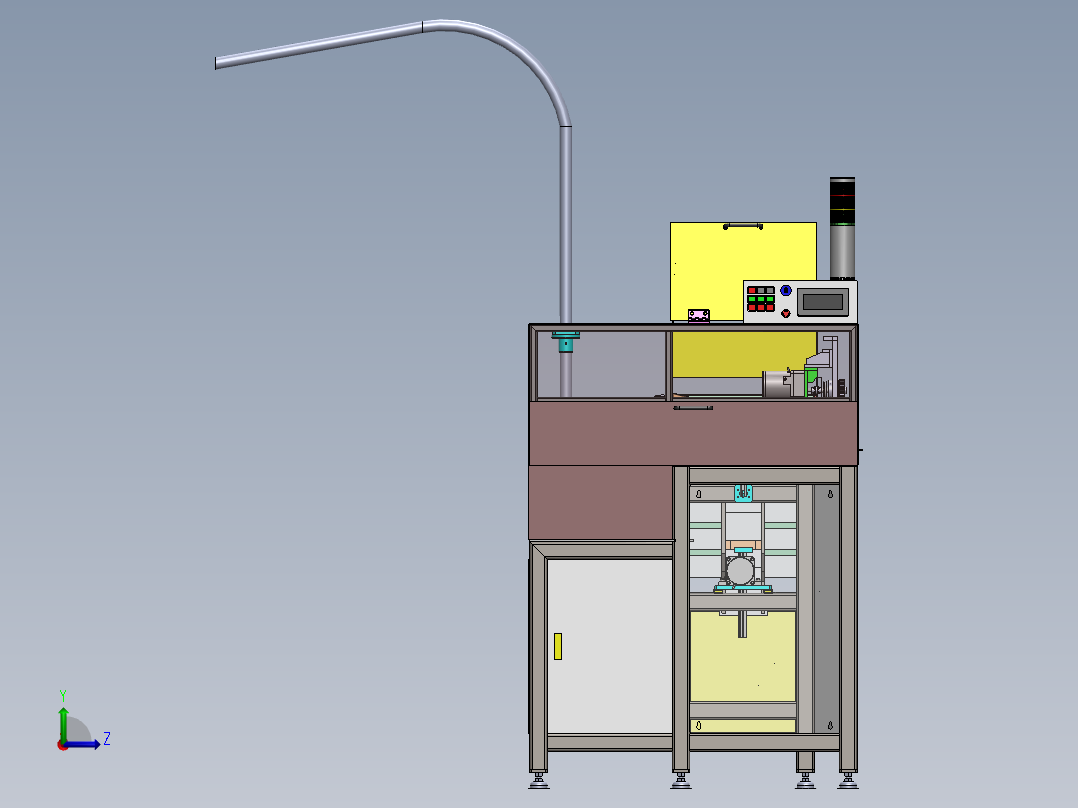 T809 步进式送料机左视图