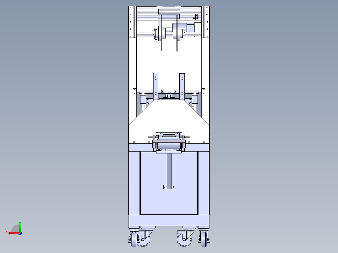 F817 薄膜捆扎机前视图