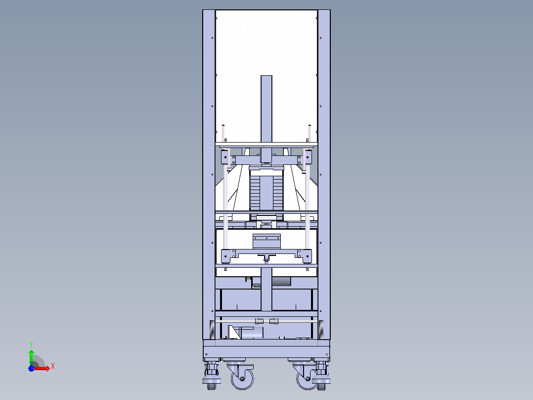 F817 薄膜捆扎机后视图