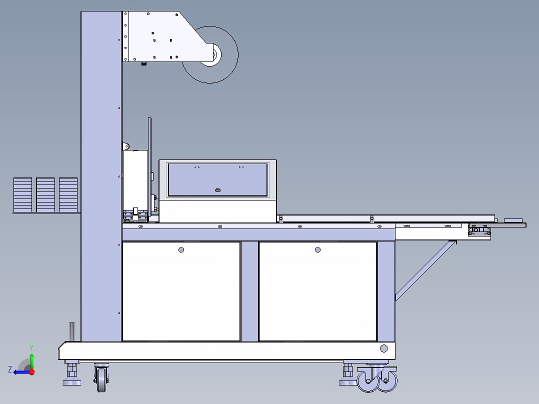 F817 薄膜捆扎机左视图