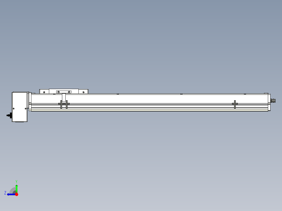 Toyo东佑达直线模组-ECB17-800-RD右视图