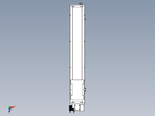 Toyo东佑达直线模组-ECB17-800-RD俯视缩略图