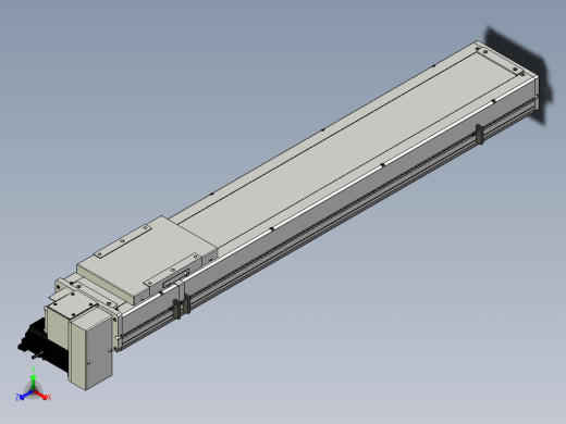 Toyo东佑达直线模组-ECB17-800-RD正等轴测缩略图