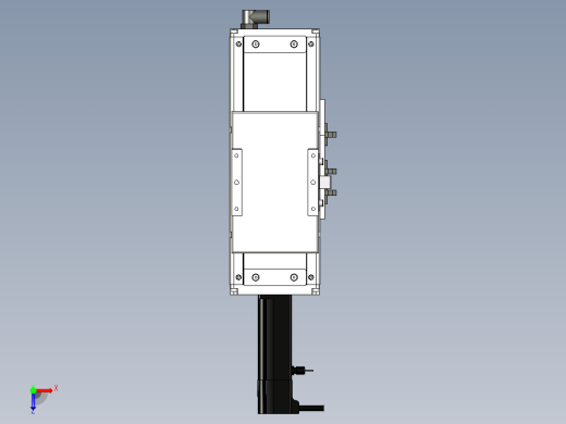 Toyo东佑达直线模组-ECH12-50-BC-100W+煞車俯视缩略图