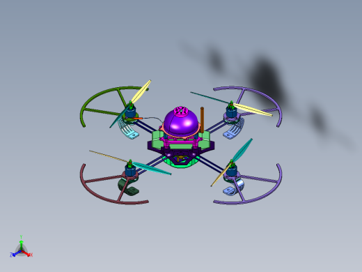 开源飞控定高悬停无人机