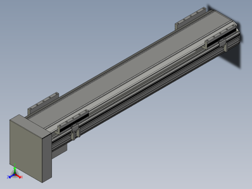 直线模组LHA170-S750-D设计图纸
