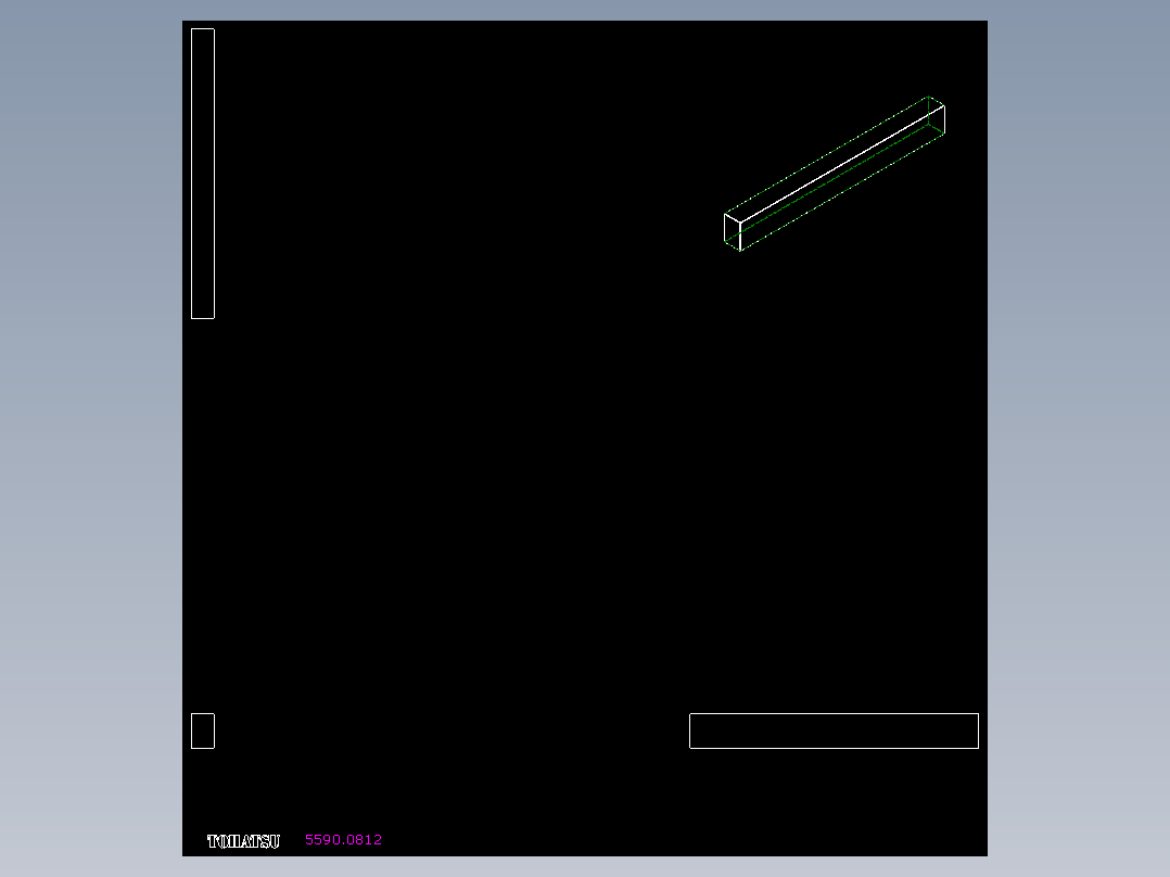 平行墊塊5590-2D多系列多零件图纸模型