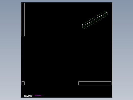 平行墊塊5590-2D多系列多零件图纸模型