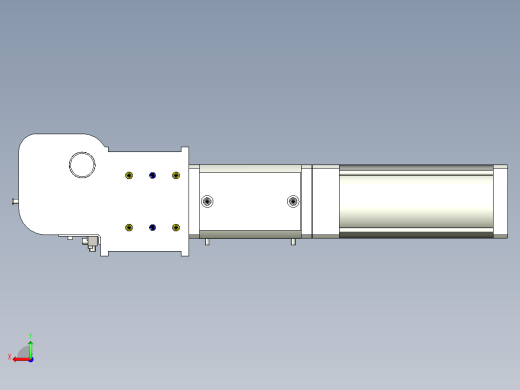 德克斯TUNKERS气缸数模KS_125_2_BD_A00_T12_135GRAD后视缩略图