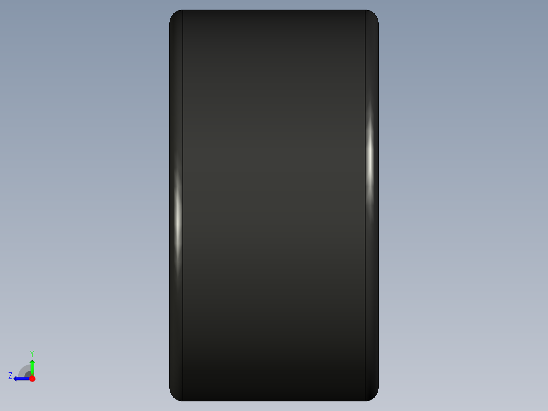 轮子模型3D模型右视图