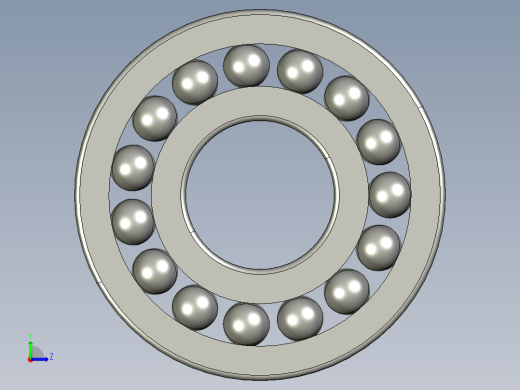 深沟球轴承6412左视缩略图
