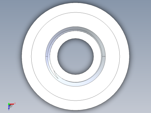 CPVC管件13-Sch80_ReducerCoupling_FPTxFPT_9830-073_0.5in x 0.375in俯视缩略图