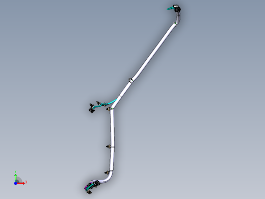 汽车后门带电线装配--catia前视缩略图