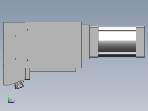 去料头治具左视缩略图