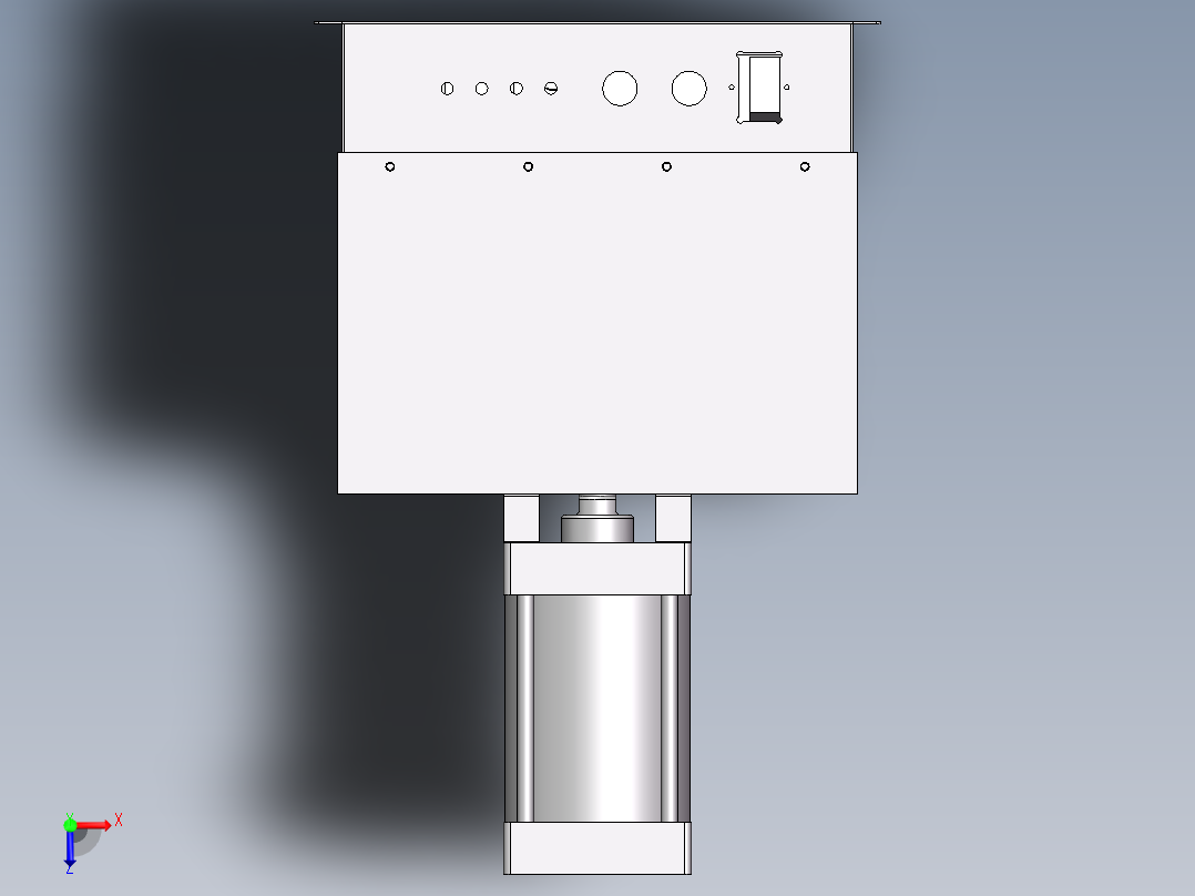 去料头治具俯视图