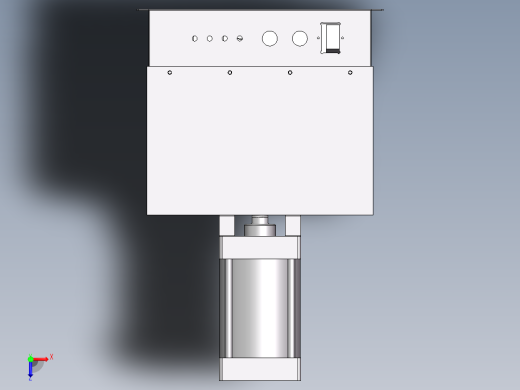 去料头治具俯视缩略图