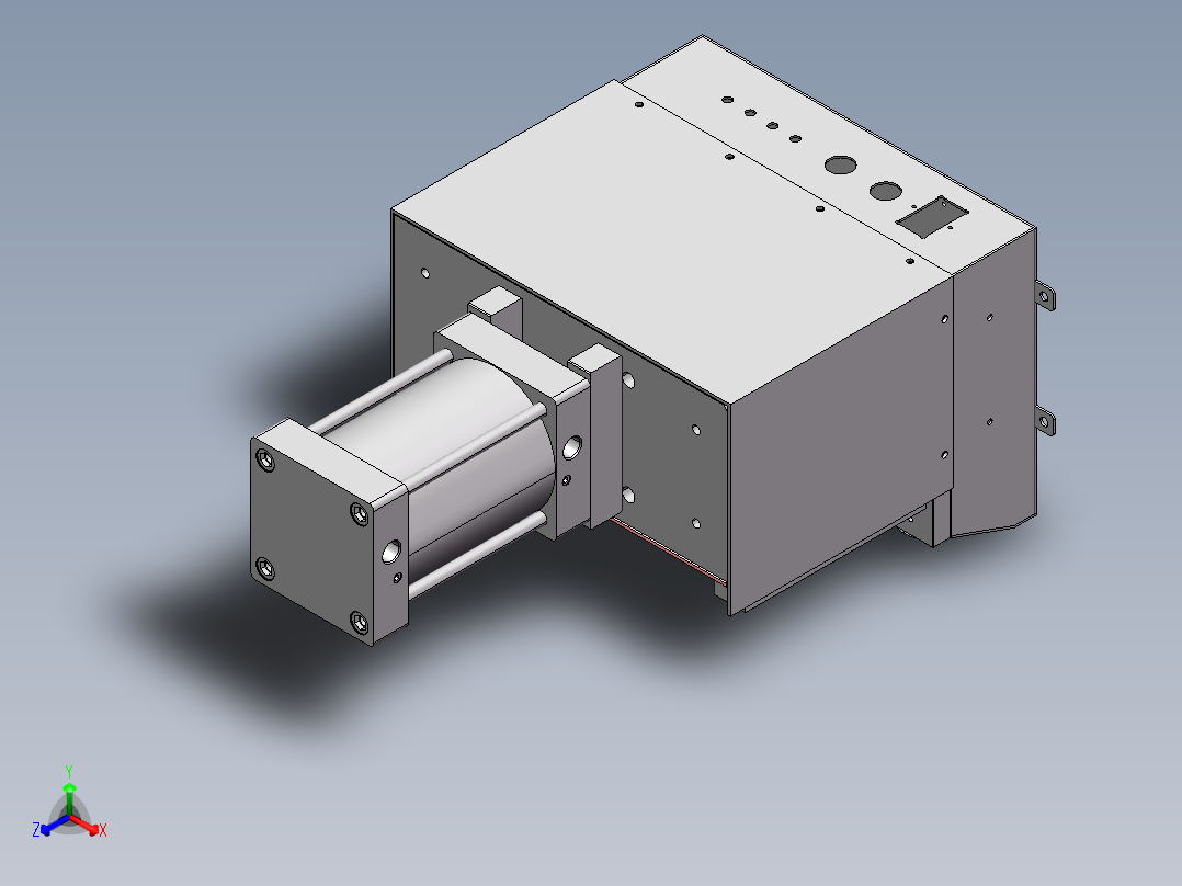 去料头治具正等轴测图
