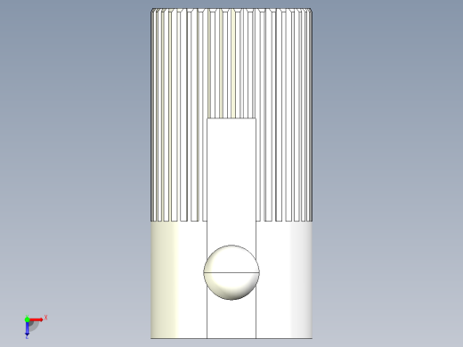 定位珠(側向型)(重荷重)2214-3D多系列多零件图纸模型俯视缩略图