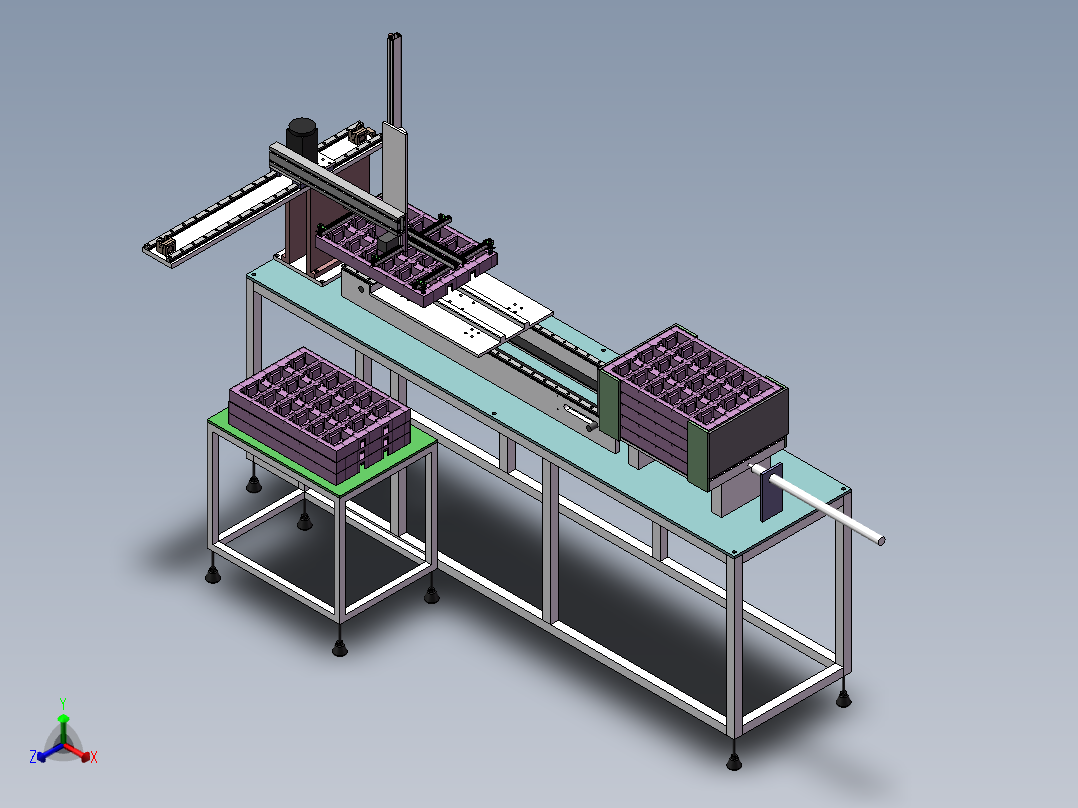 机械手全自动装盘机