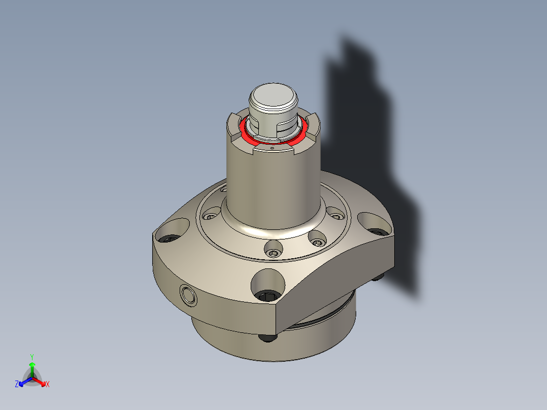 KOSMEKSFA3000-M2A-160-H55多系列多零件图纸模型多系列多零件图纸模型正等轴测图