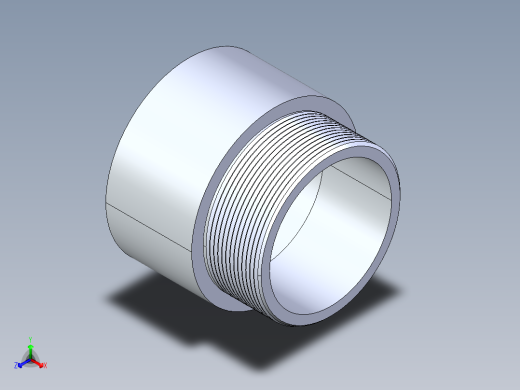 聚氯乙烯配件15-Sch80_MaleAdapter_SxMPT_836-040 _4in正等轴测缩略图