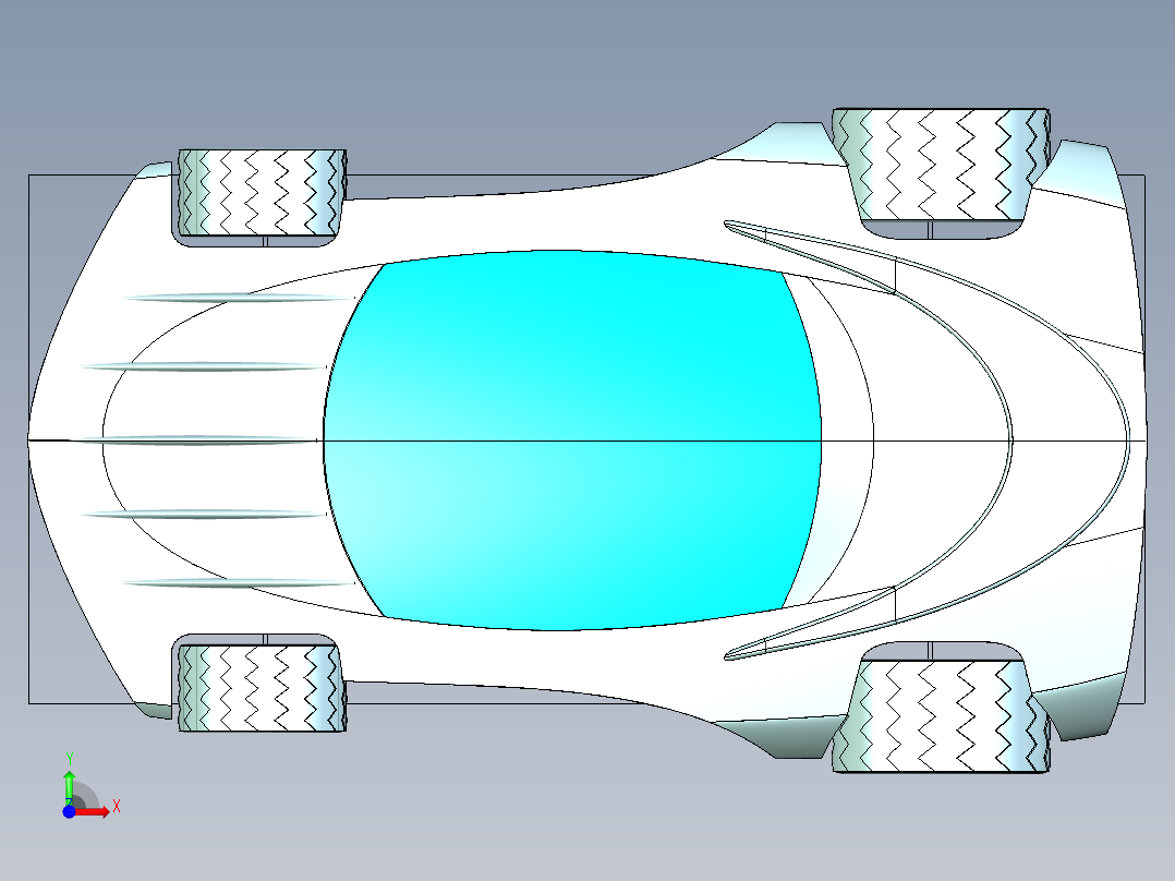 超级英雄飞车前视图