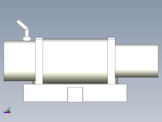 绞盘带安装座--inventor stl stp右视缩略图