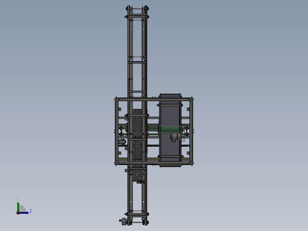 蛋糕脱模机sw18可编辑左视图