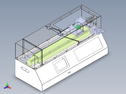 拉力测试仪正等轴测缩略图