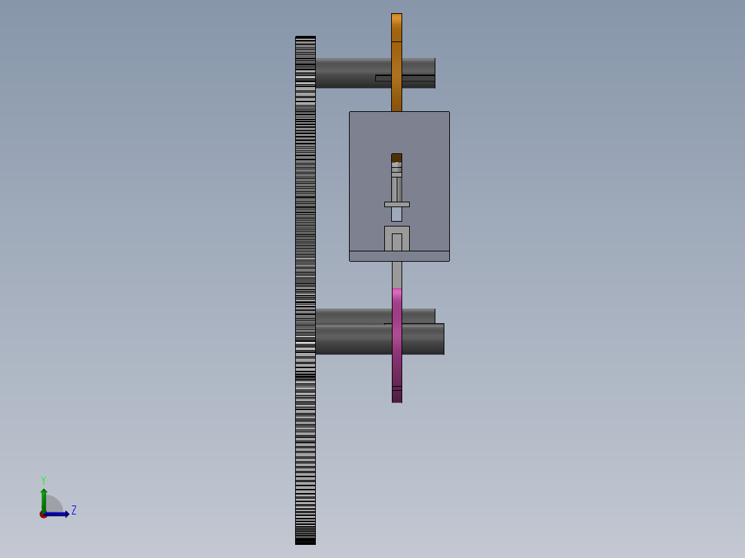 奶茶封盖机左视图