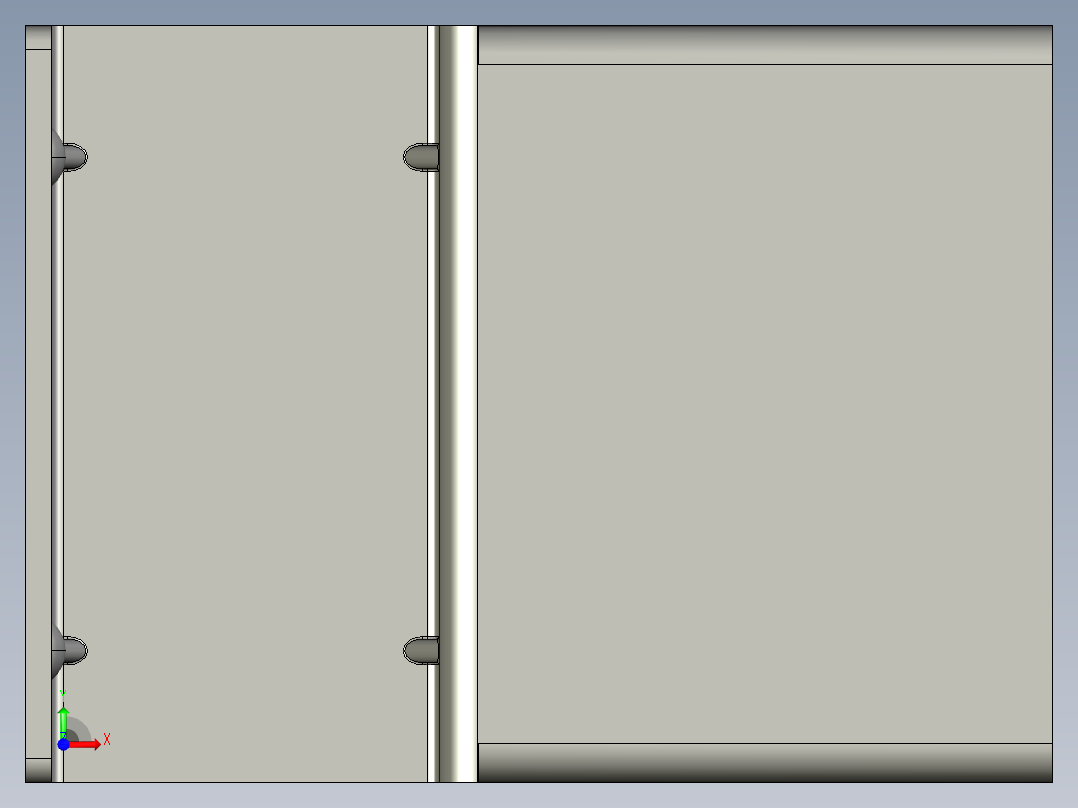 流利条定位器60A-平接头1前视图