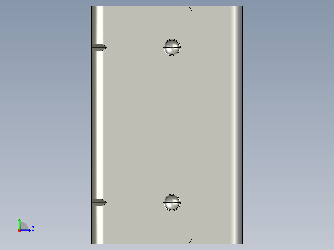 流利条定位器60A-平接头1左视图