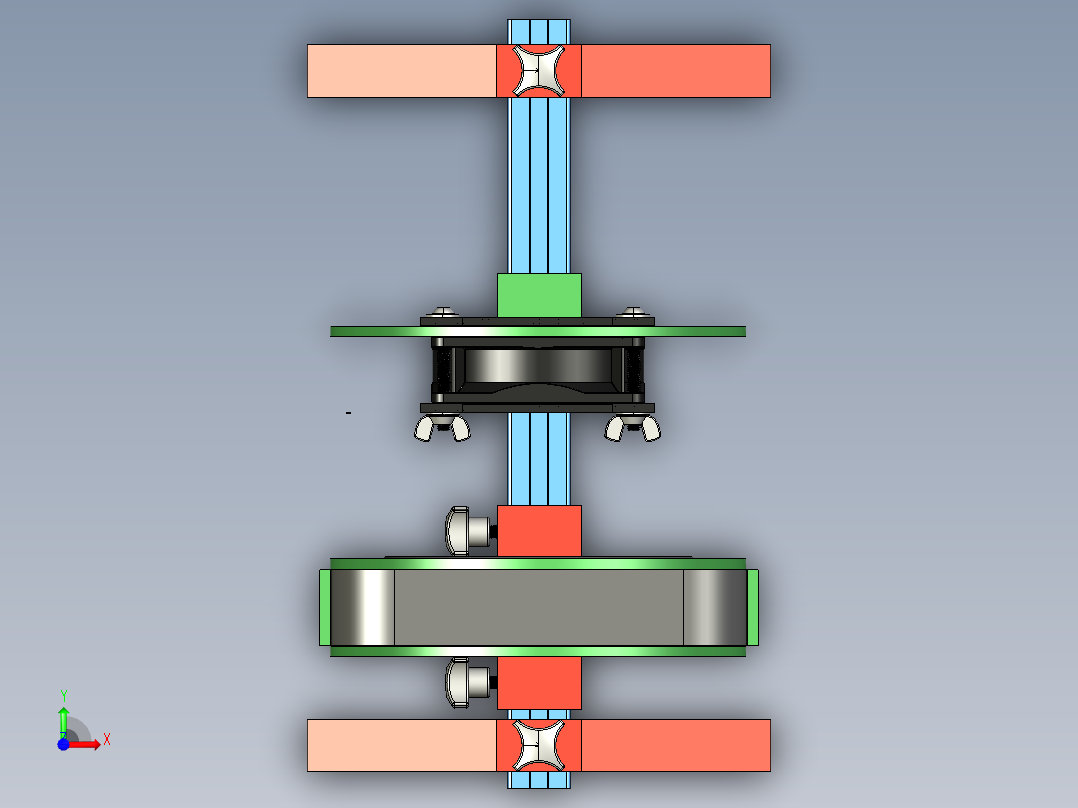 A2004467-模块化 Mac mini 安装支架前视图