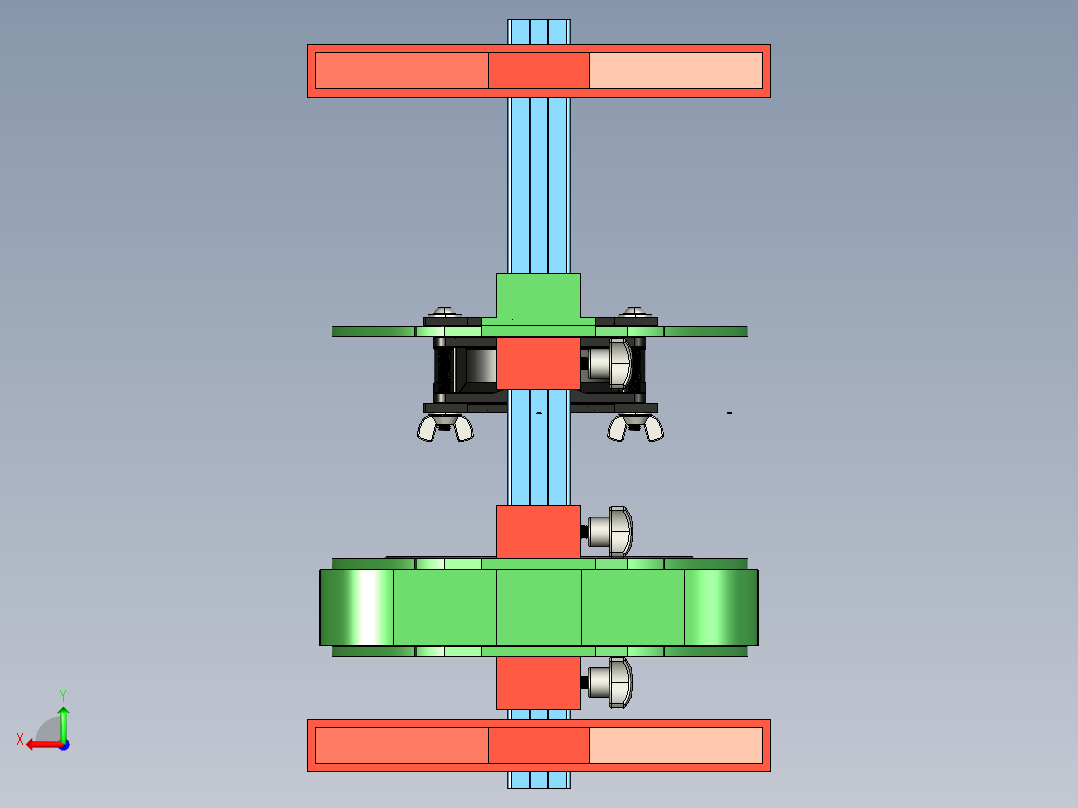 A2004467-模块化 Mac mini 安装支架后视图