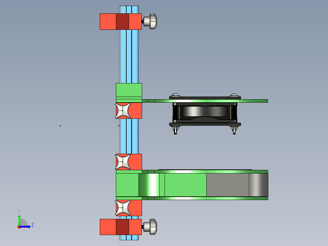 A2004467-模块化 Mac mini 安装支架左视图