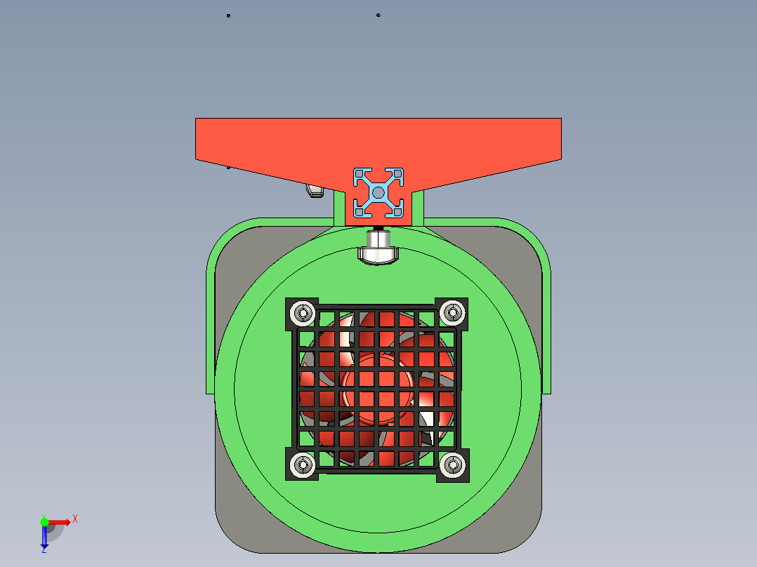 A2004467-模块化 Mac mini 安装支架俯视图