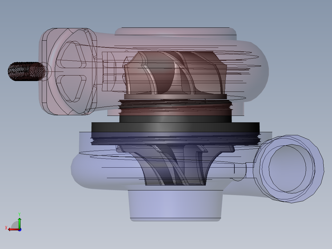增压器(20)后视图