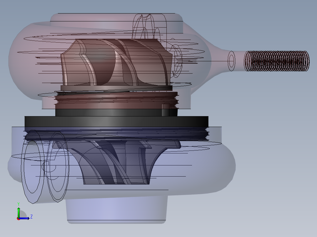 增压器(20)左视图
