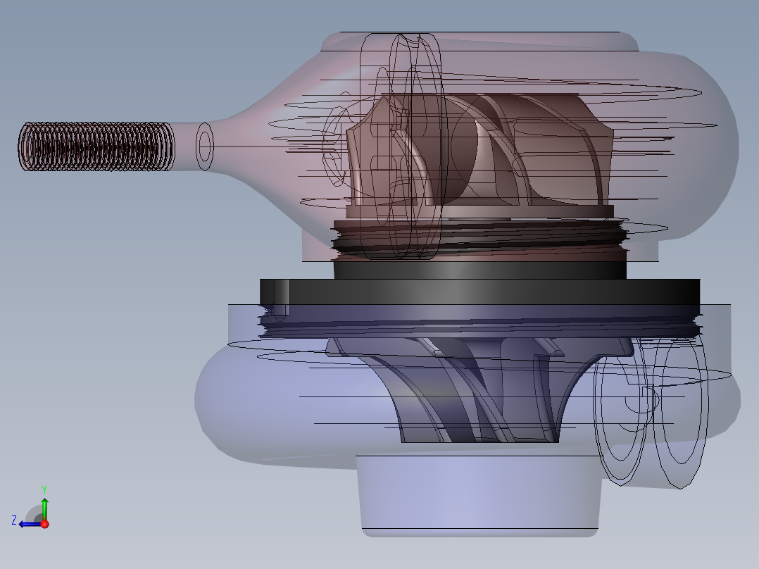 增压器(20)右视图