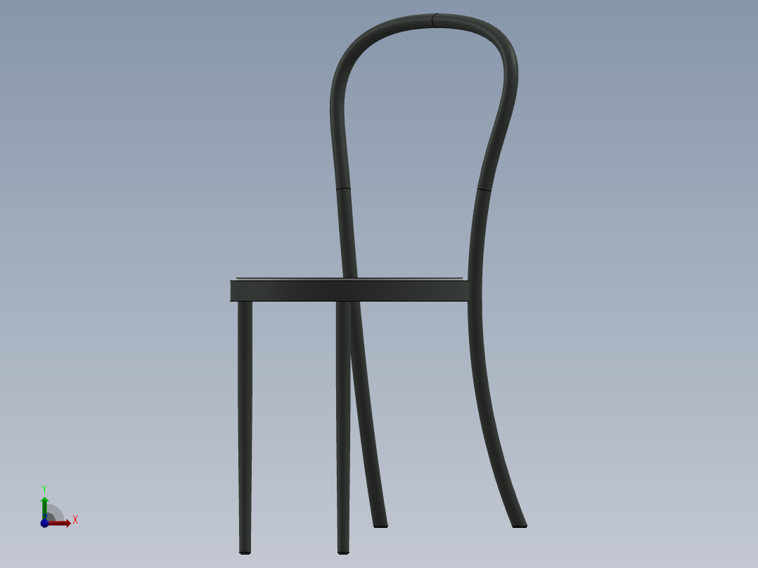 椅子前视图